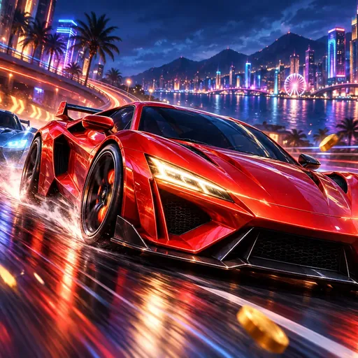 Adrenaline Rush: Super Boost cover art with a car-racing theme