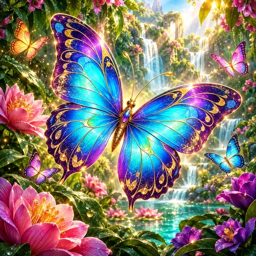 Soft nature-themed reel symbols from the Butterfly Staxx pokie