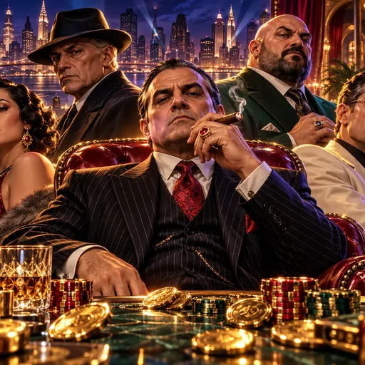 5 Families cover art with a crime-family theme