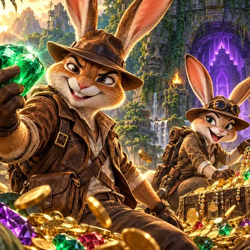 Bonus Bunnies cover art with a farm adventure theme
