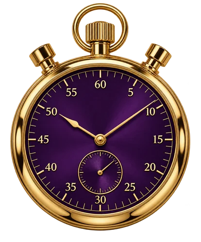 Stopwatch marking the wagering clearance window
